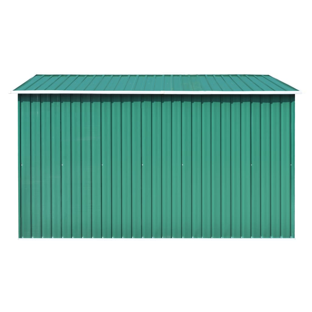 Casetta da Giardino 257x298x178 cm in Metallo Verde - homemem39