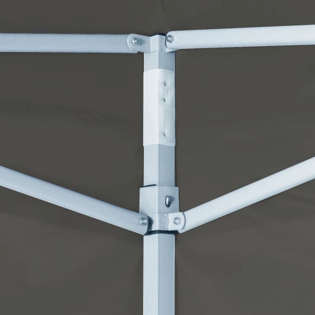 Tendone per Feste Pieghevole Pop-Up con 4 Pareti 3x3m Antracite - homemem39