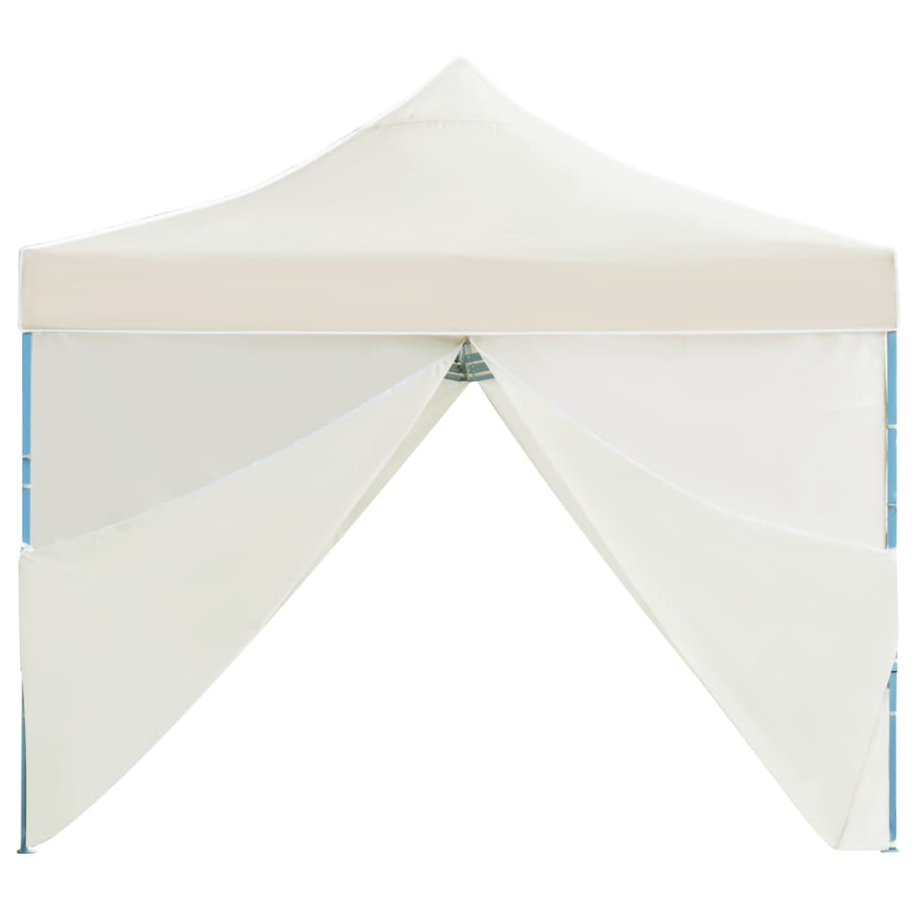 Tenda Pieghevole Pop-Up con 8 Pareti Laterali 3x9 m Crema - homemem39