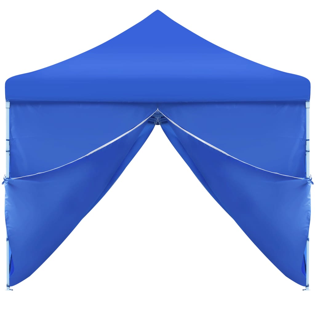 Tenda Pieghevole Pop-Up con 8 Pareti Laterali 3x9 m Blu - homemem39
