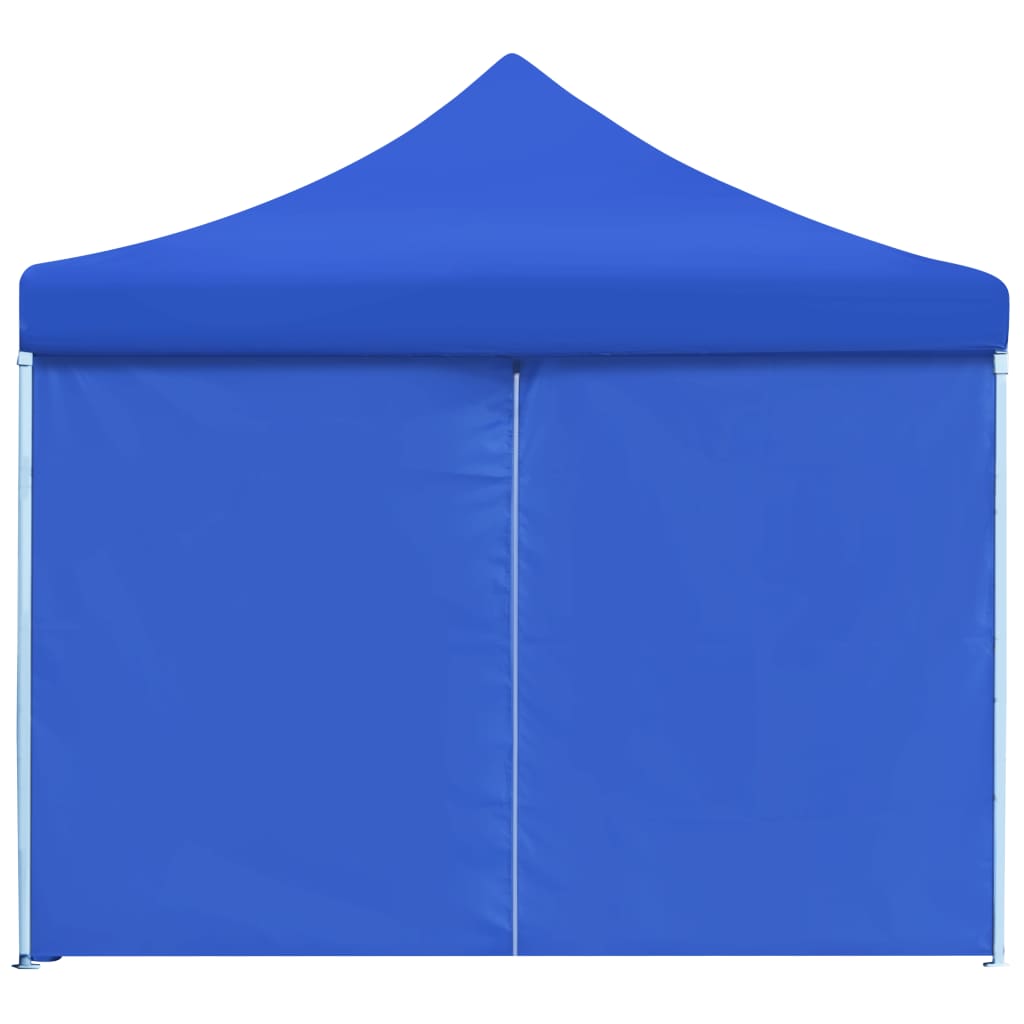 Tenda Pieghevole Pop-Up con 8 Pareti Laterali 3x9 m Blu - homemem39