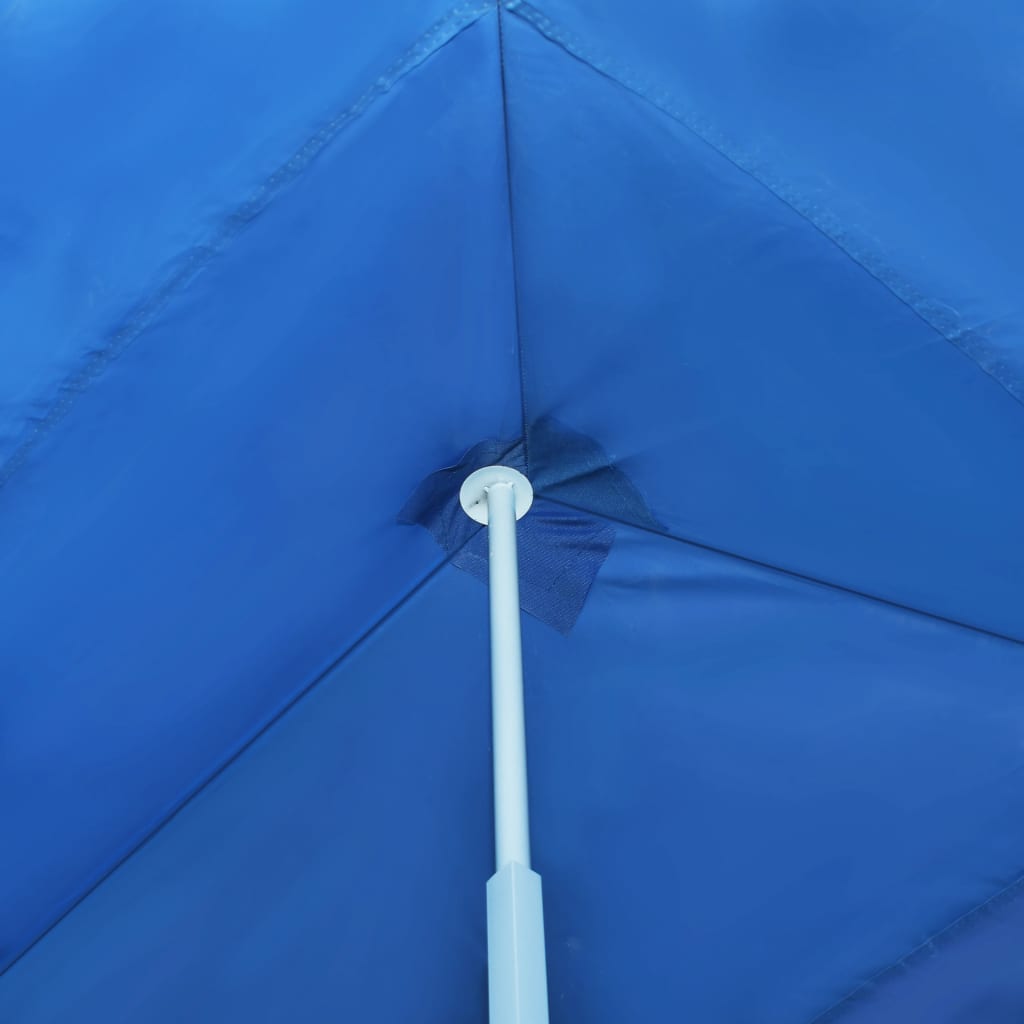 Tenda Pieghevole Pop-Up con 8 Pareti Laterali 3x9 m Blu - homemem39