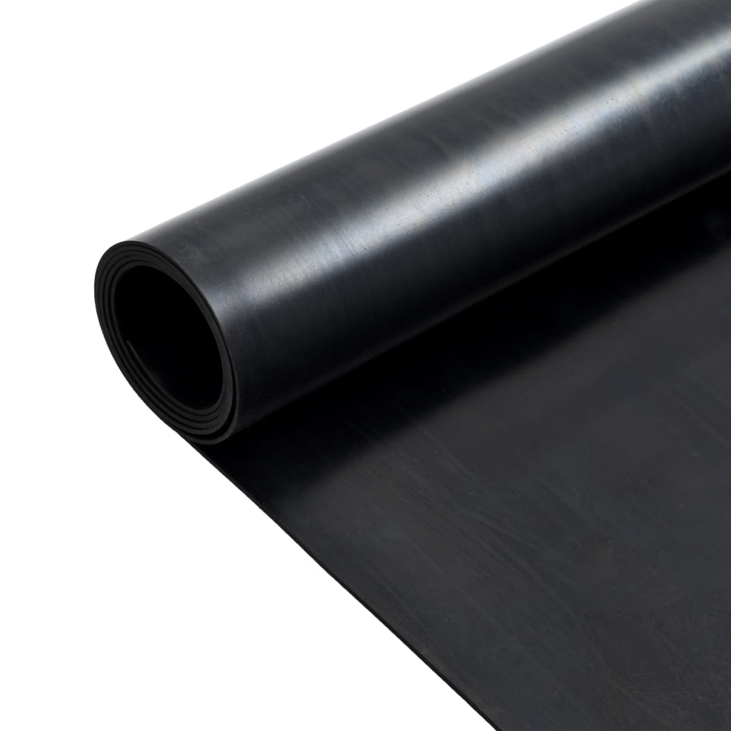 Tappetino Antiscivolo in Gomma 1,2x2 m 2 mm Liscio - homemem39