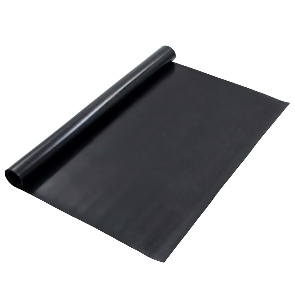 Tappetino Antiscivolo in Gomma 1,2x2 m 2 mm Liscio - homemem39