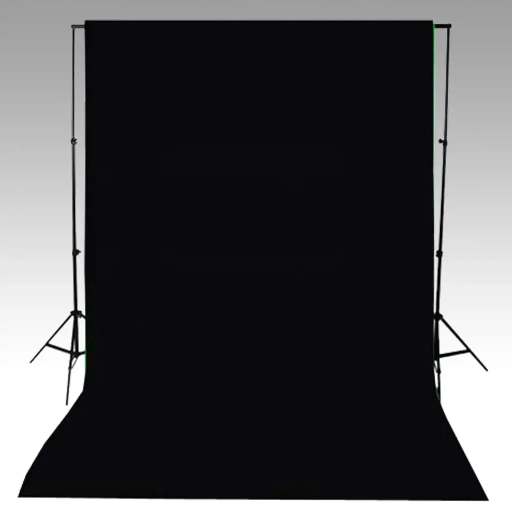 Fondale in Cotone Nero 600x300 cm - homemem39