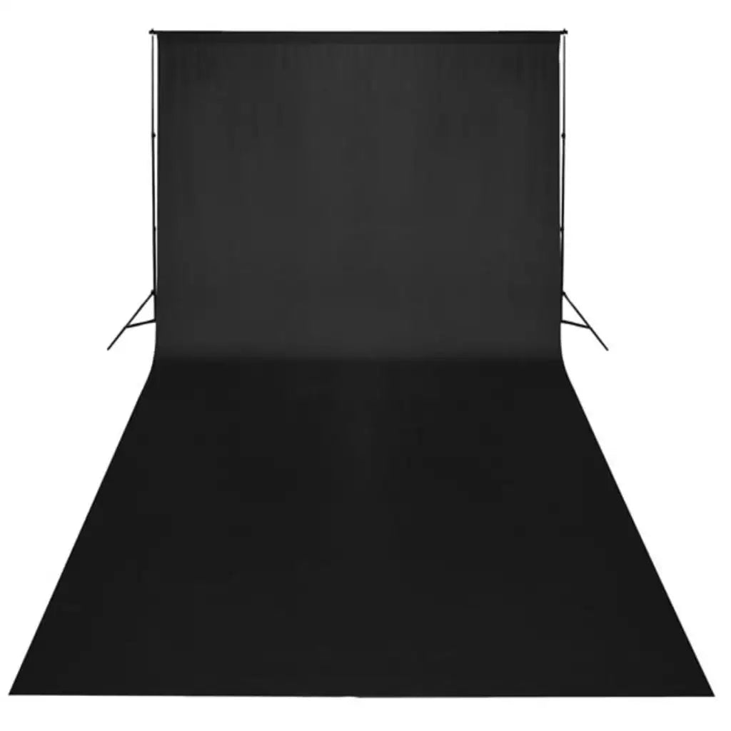 Fondale in Cotone Nero 600x300 cm - homemem39