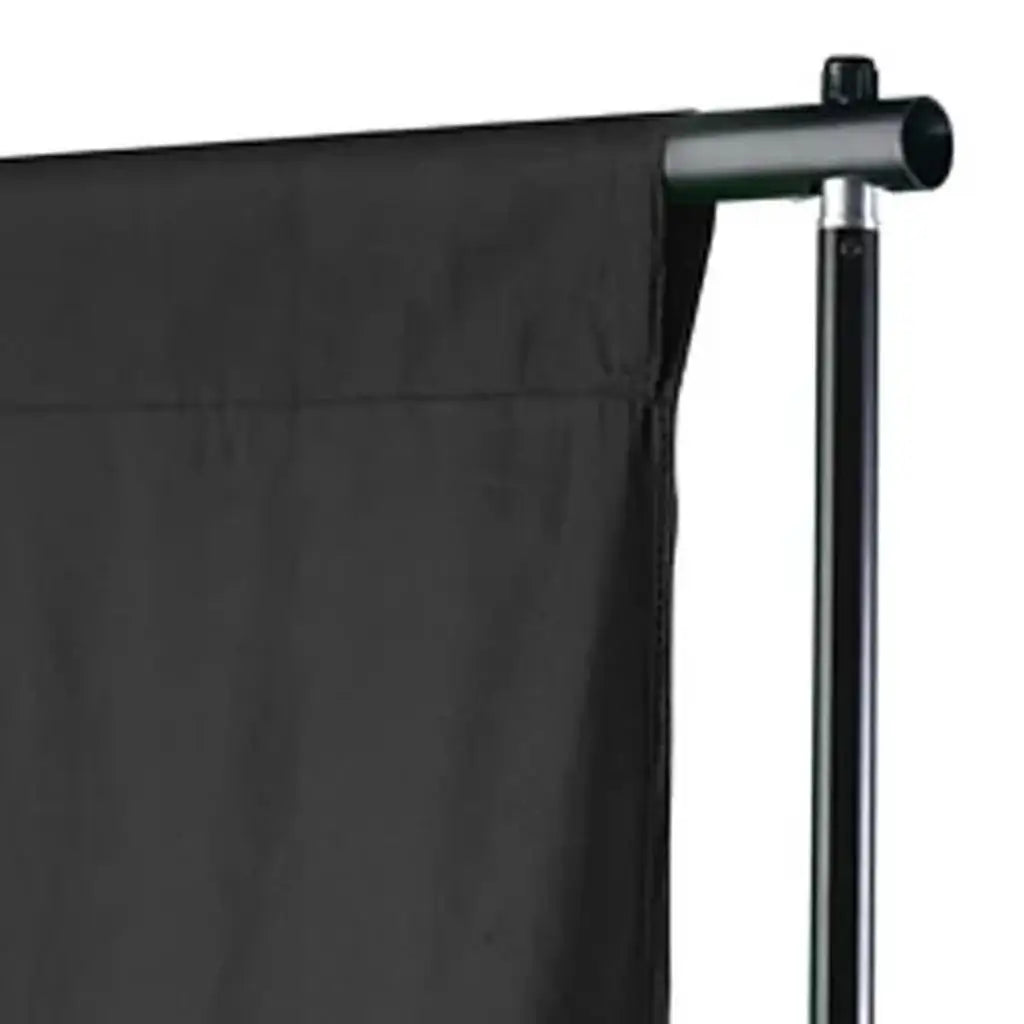 Fondale in Cotone Nero 600x300 cm - homemem39