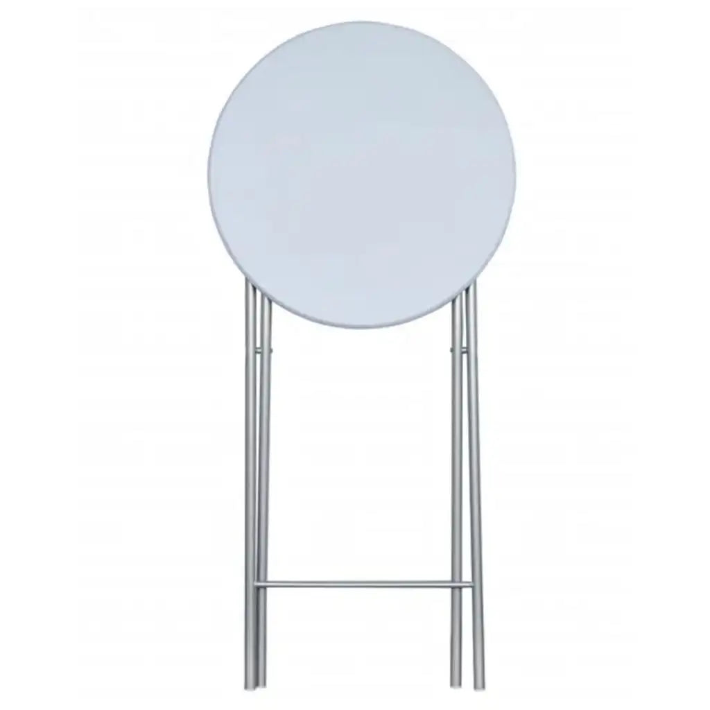 Tavoli da Bar Set 4 pz con Ripiano in MDF Bianco - homemem39
