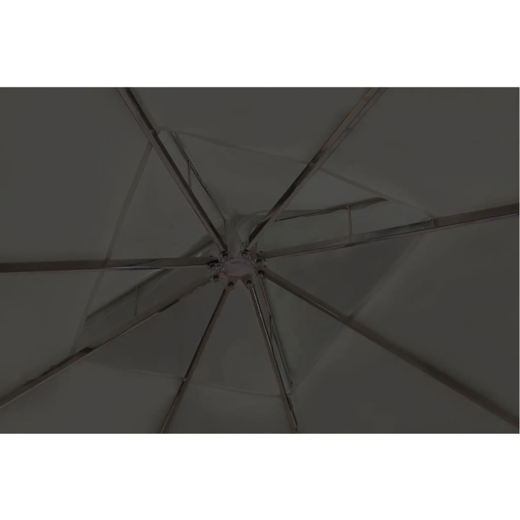 Gazebo con Tetto 3x3 m Grigio Scuro - homemem39