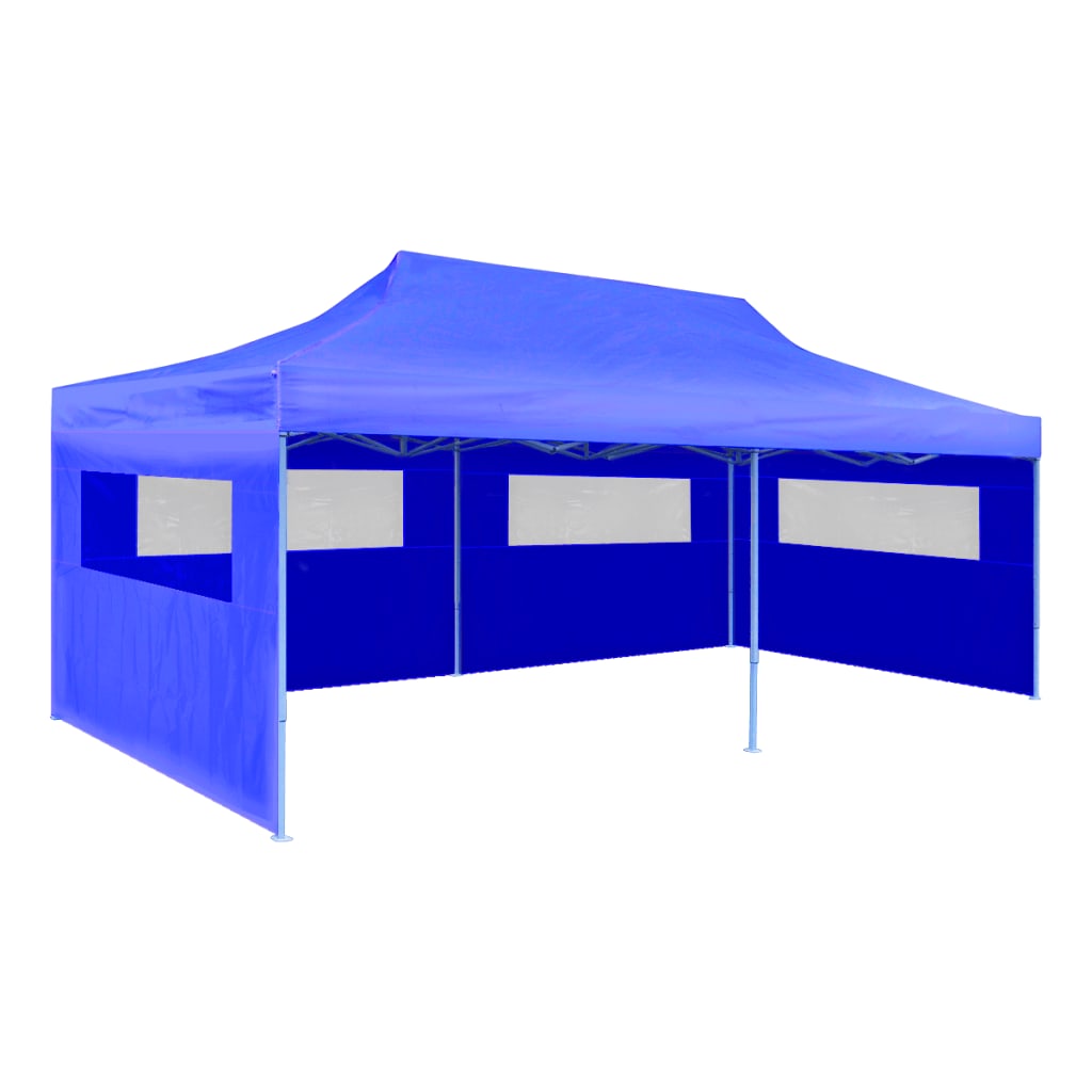 Tenda per Feste Pop-up Pieghevole Blu 3 x 6 m - homemem39
