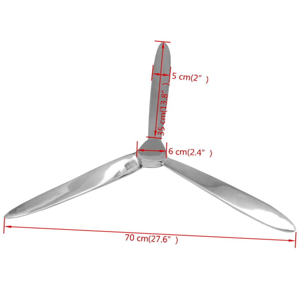 Elica Montaggio a Muro Alluminio 70 cm Argento - homemem39