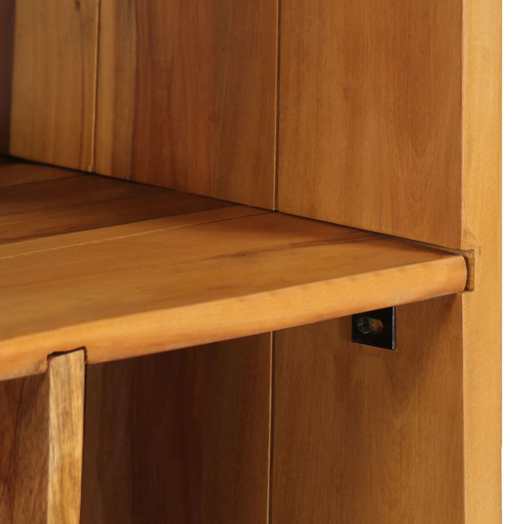 Libreria 60x35x180 cm in Legno Massello di Recupero - homemem39