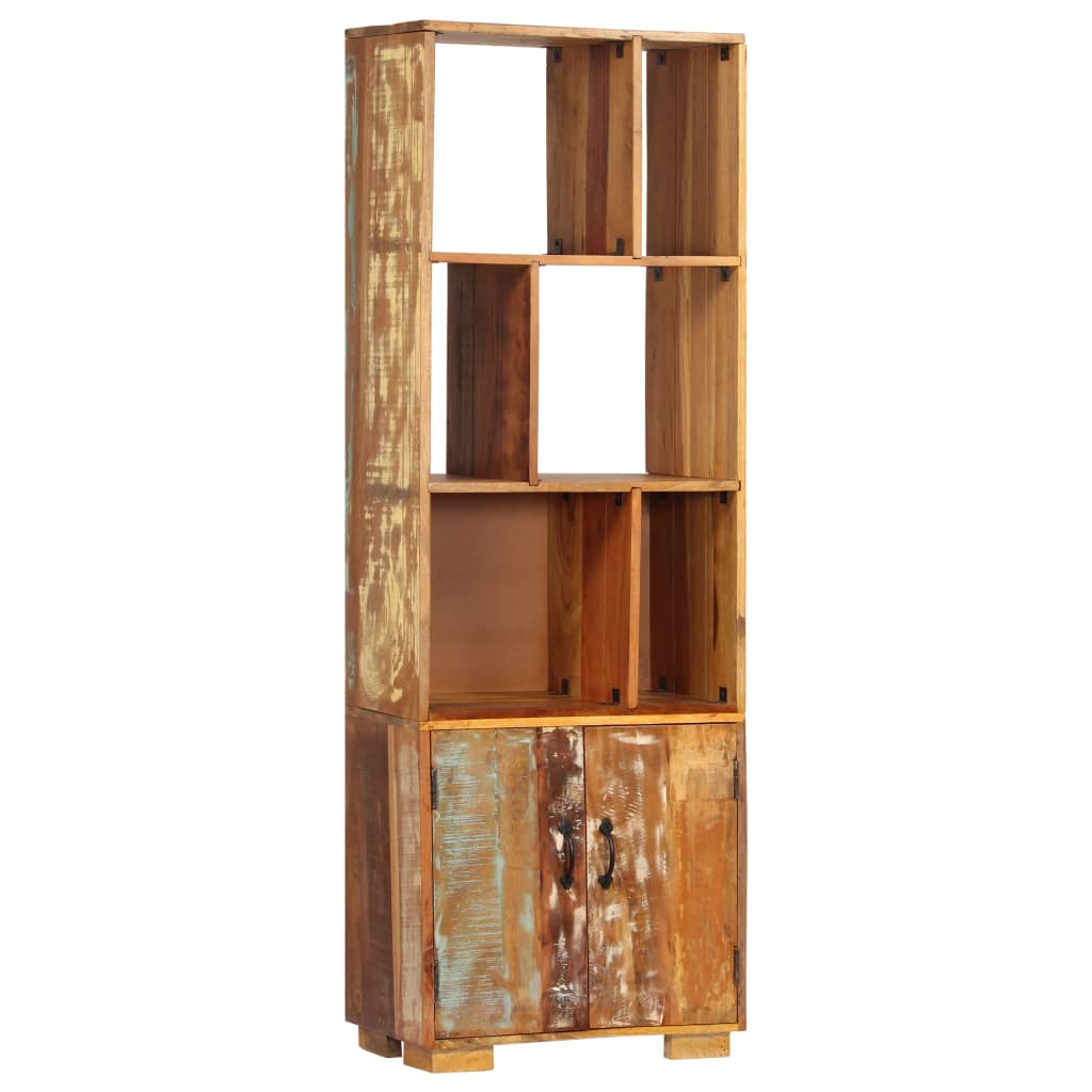 Libreria 60x35x180 cm in Legno Massello di Recupero - homemem39