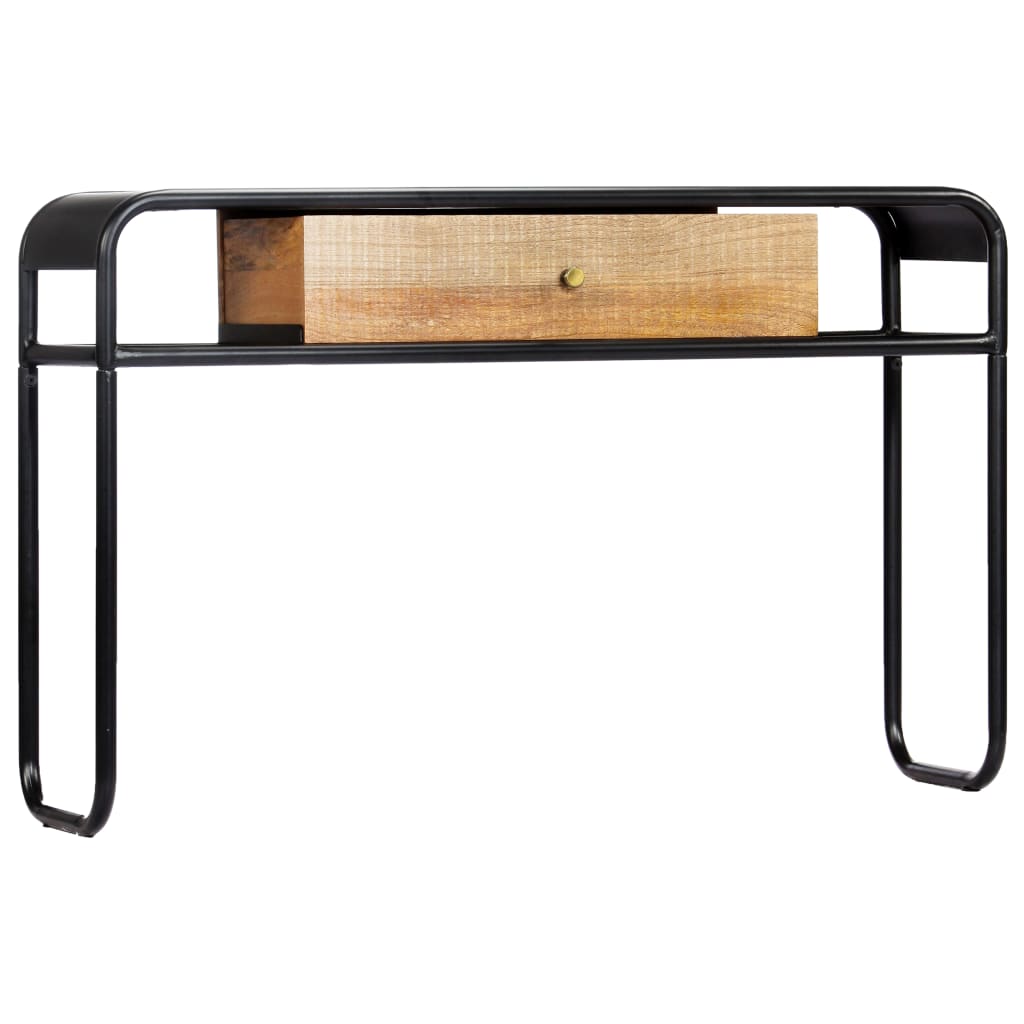 Tavolo Consolle 118x30x75 cm in Legno Massello di Mango - homemem39