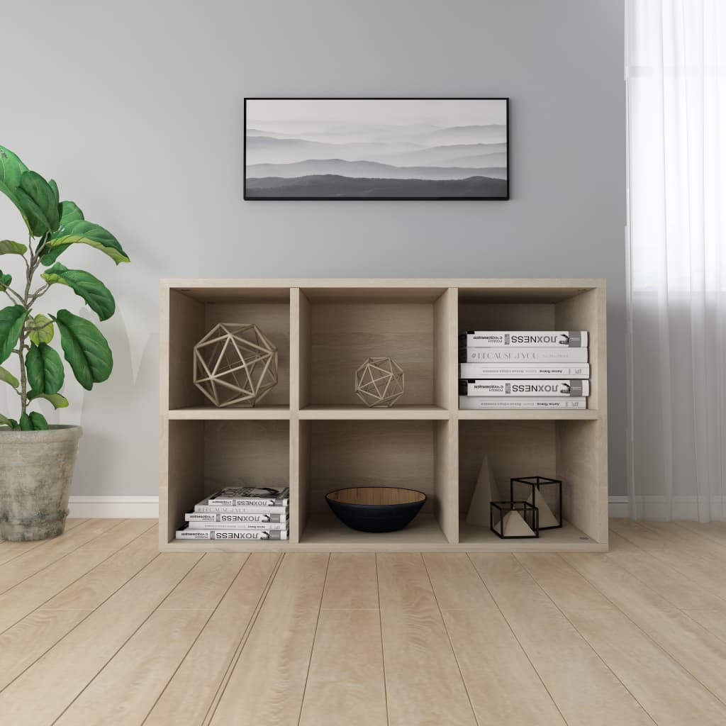 Libreria/Credenza Rovere Sonoma 66x30x97,8 cm in Truciolato - homemem39