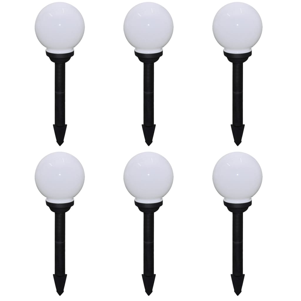 Lampade da Sentiero 6 pz LED 20 cm con Picchetto - homemem39
