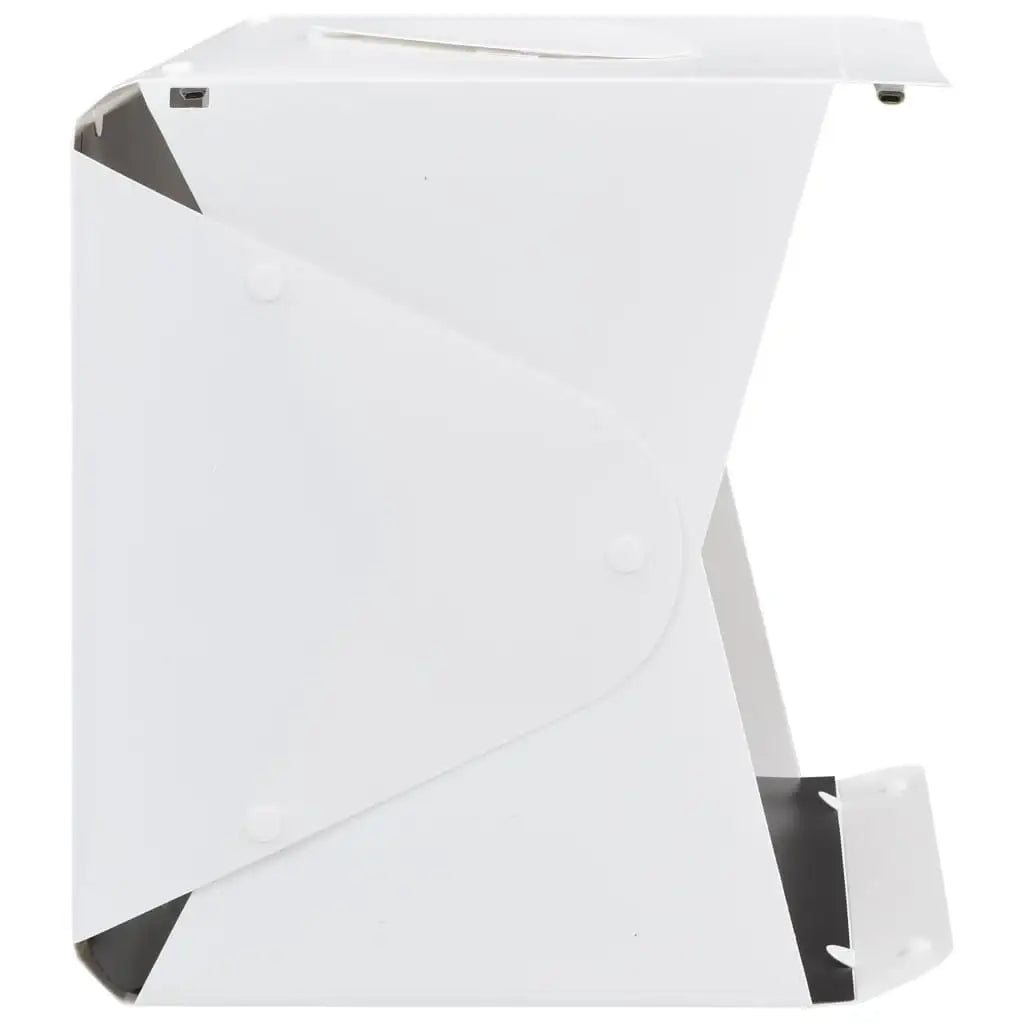 Light Box per Studio Foto a LED 40x34x37 cm in Plastica Bianco - homemem39