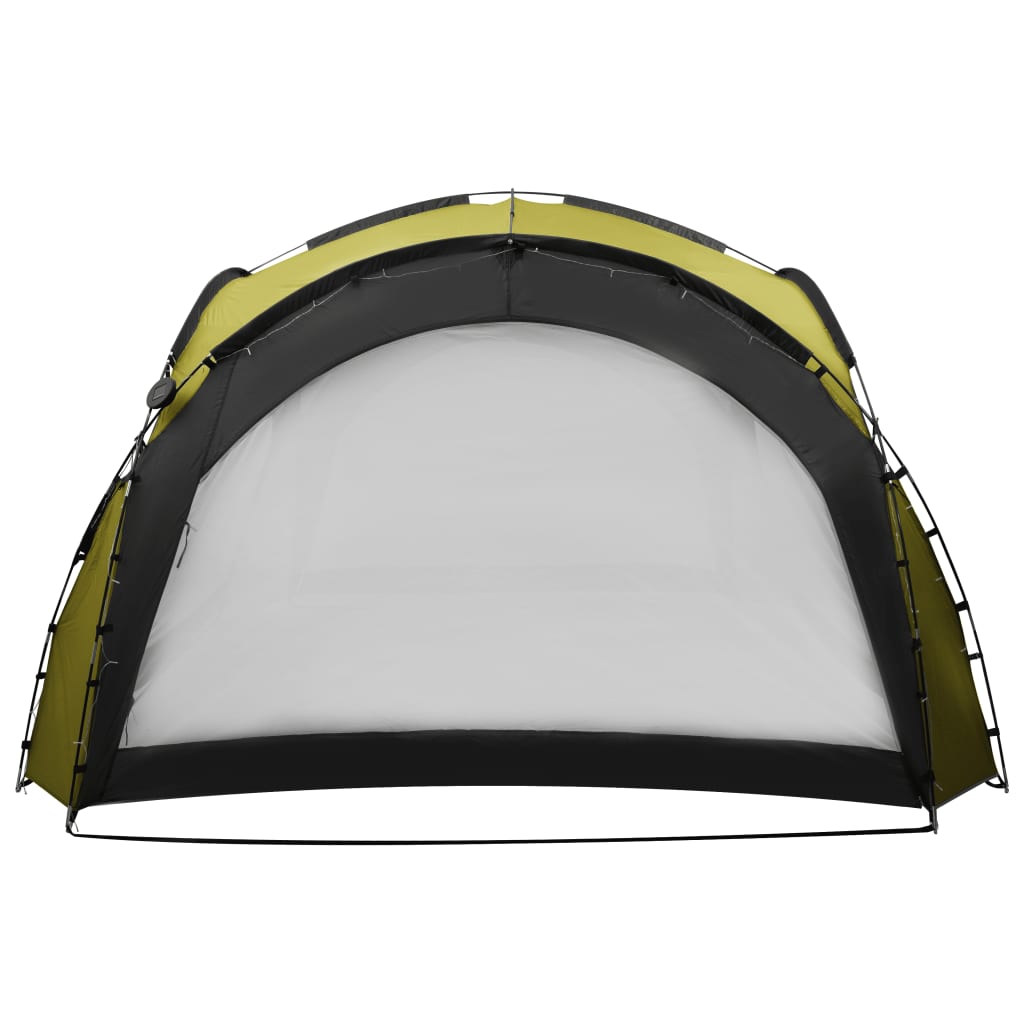 Tenda per Feste con LED e 4 Pareti 3,6x3,6x2,3 m Verde - homemem39
