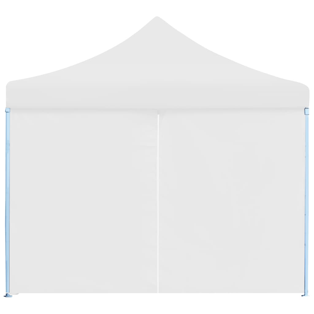 Tenda Pieghevole Pop-Up con 8 Pareti Laterali 3x9 m Bianca - homemem39