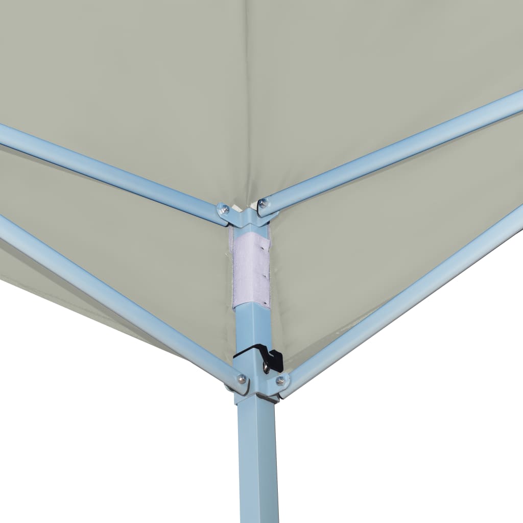 Gazebo Pieghevole 5x5 m Crema - homemem39