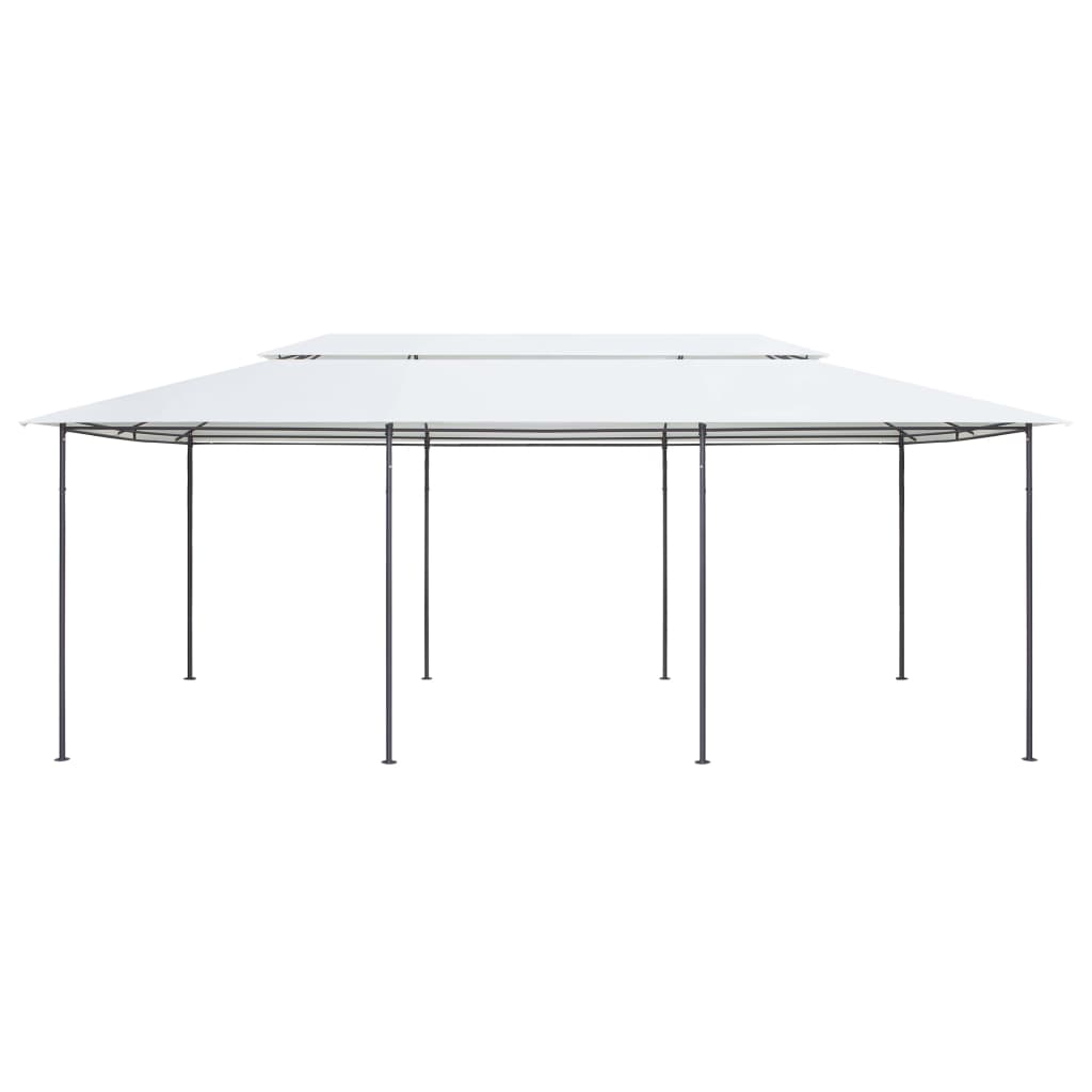 Gazebo 600x298x270 cm Bianco 180g/m² - homemem39