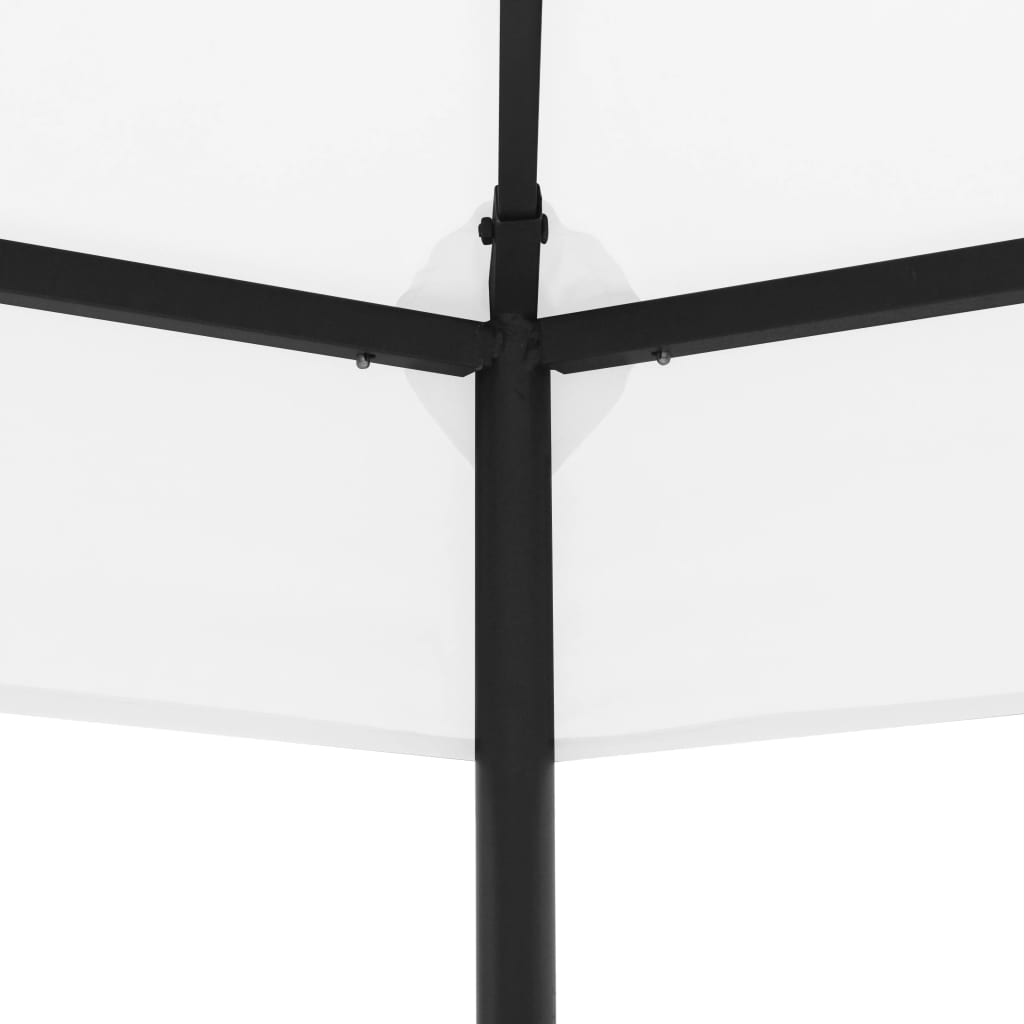 Gazebo da Giardino 323x275x265 cm Bianco 180 g/m² - homemem39