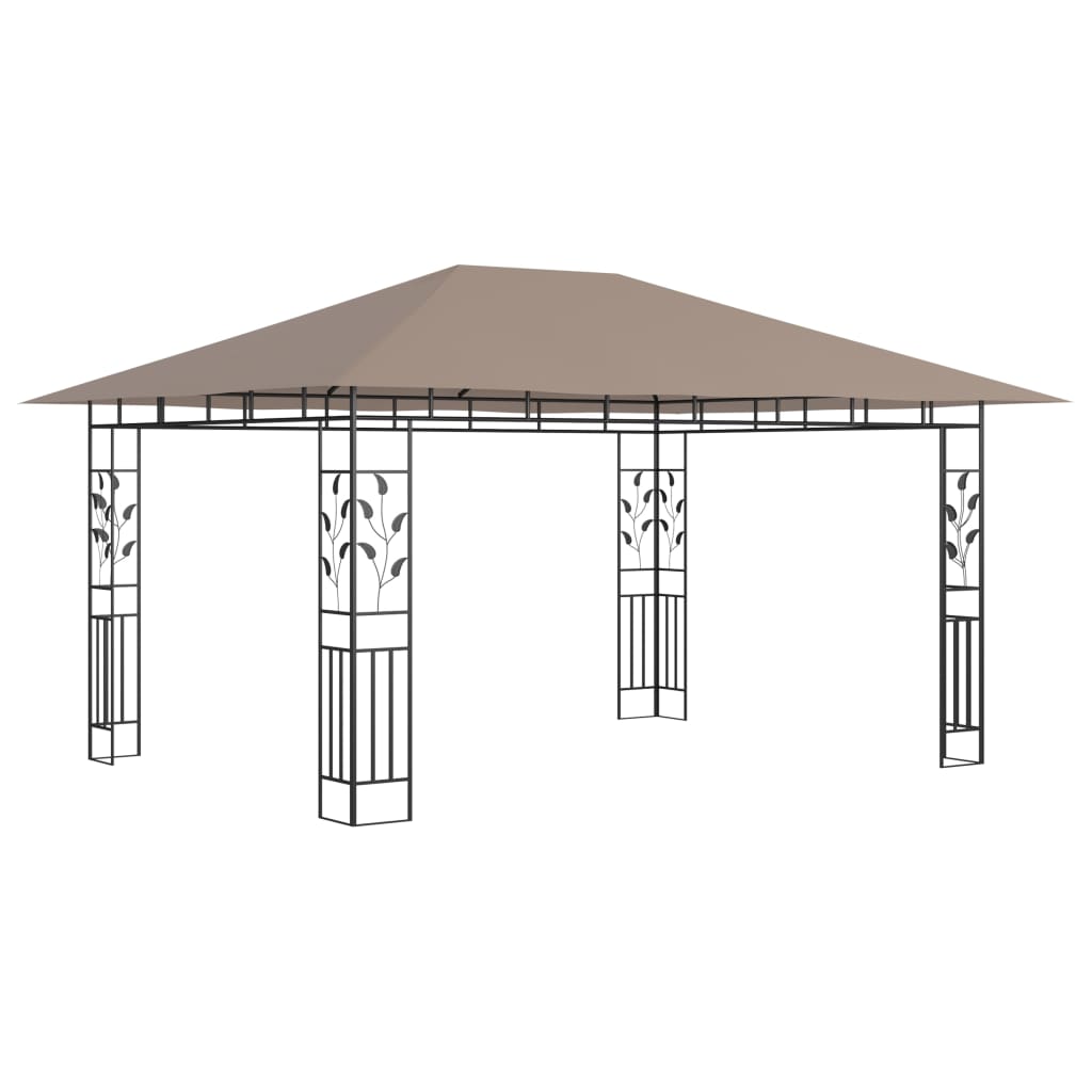 Gazebo con Zanzariera 4x3x2,73 m Talpa 180 g/m² - homemem39