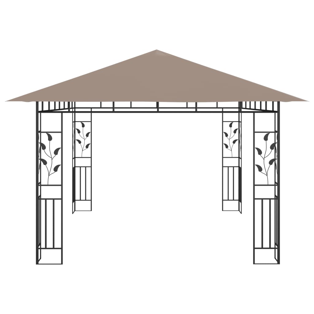 Gazebo con Zanzariera 4x3x2,73 m Talpa 180 g/m² - homemem39