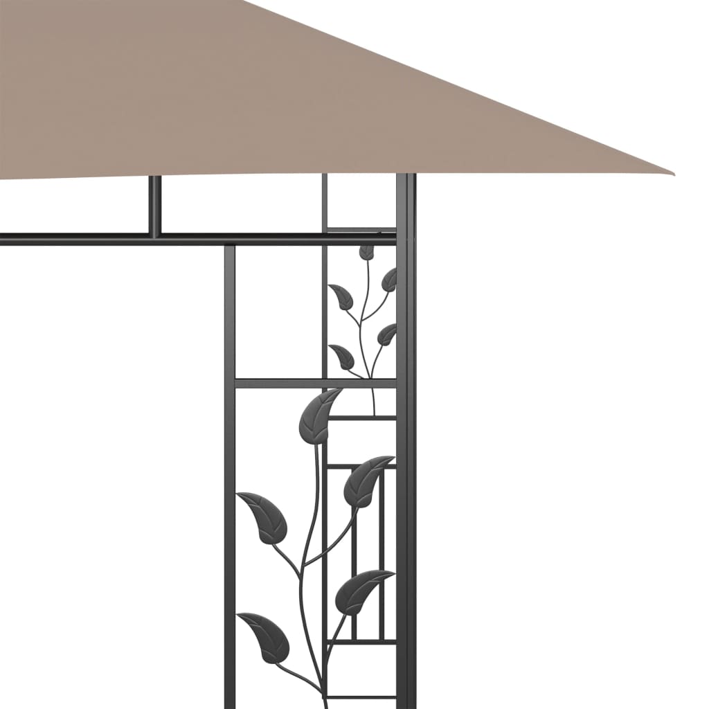 Gazebo con Zanzariera 4x3x2,73 m Talpa 180 g/m² - homemem39