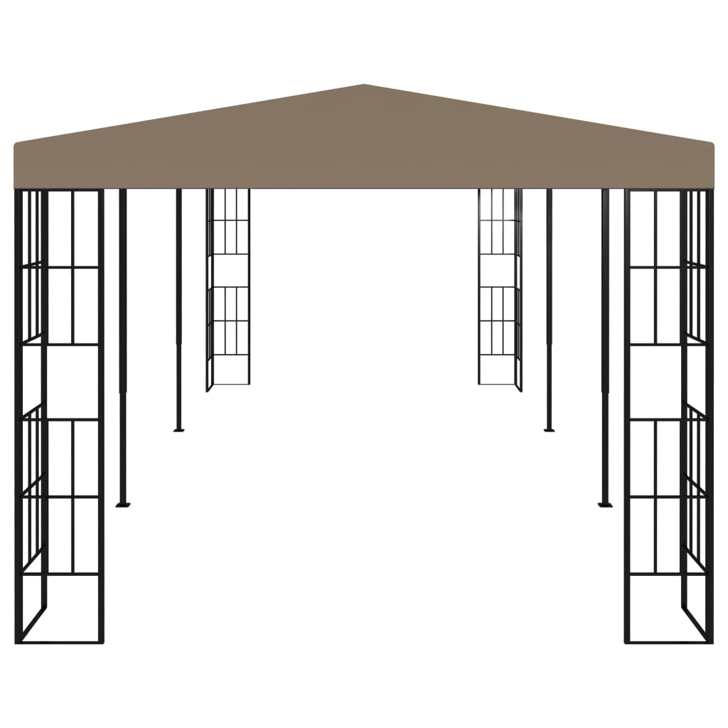 Gazebo 6x3 m Grigio Talpa - homemem39