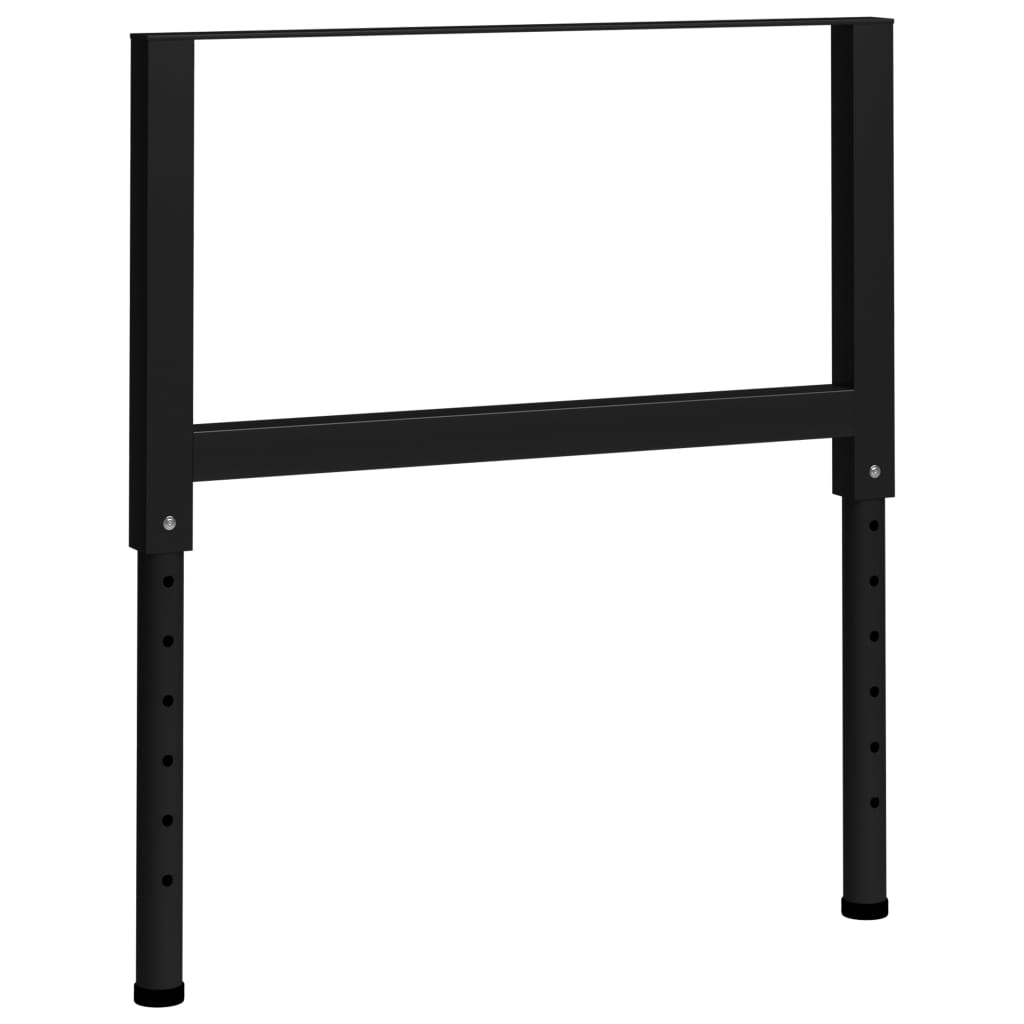 Telai per Banco da Lavoro 2 pz in Metallo 85x(69-95,5) cm Neri - homemem39