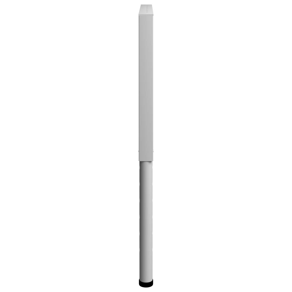 Telai per Banco da Lavoro 2 pz in Metallo 85x(69-95,5) cm Grigi - homemem39
