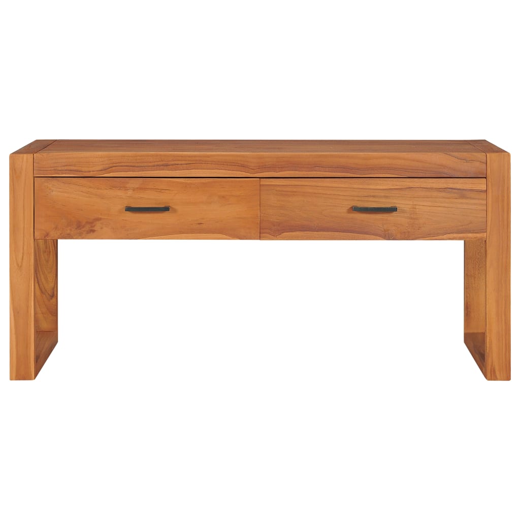 Mobile Porta TV 100x40x45 cm in Teak Riciclato - homemem39