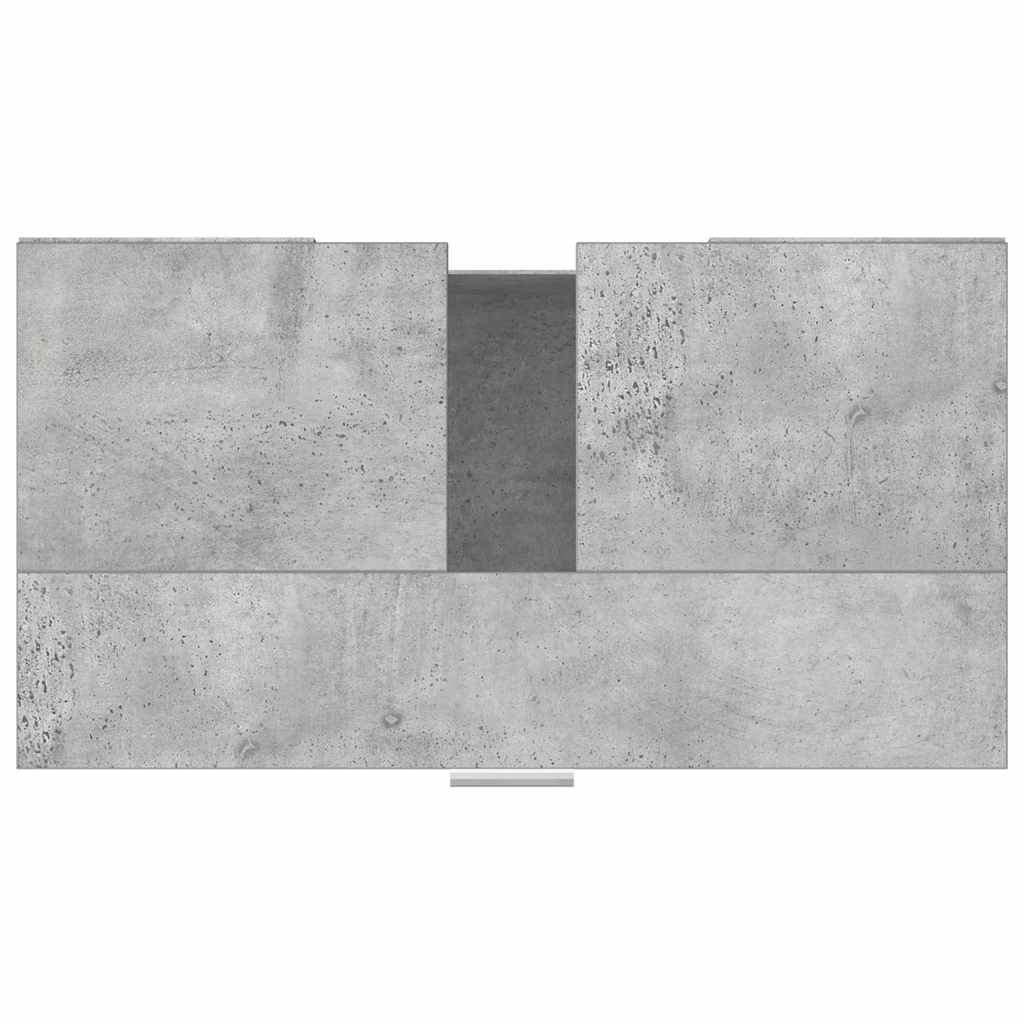 Armadio da Bagno Grigio Cemento 60x32x53,5 cm in Truciolato - homemem39