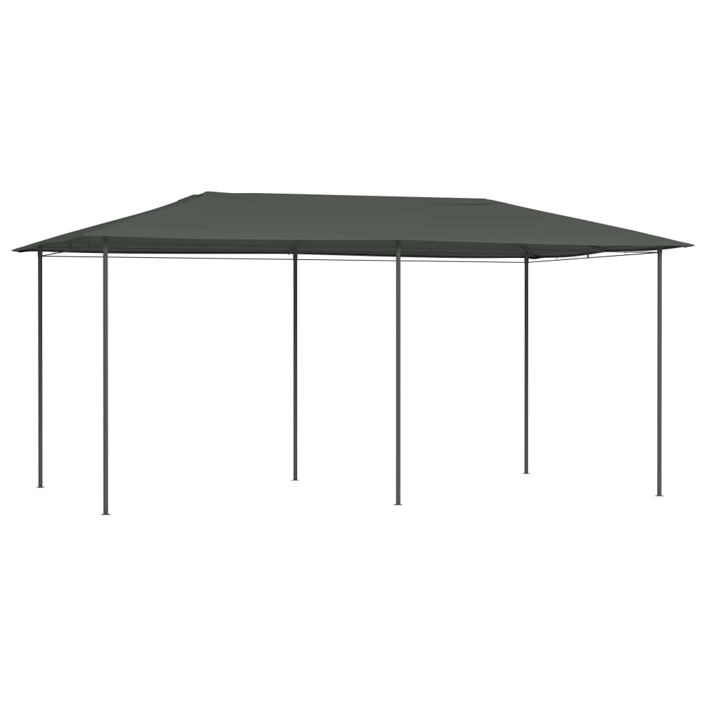 Gazebo 3x6x2,6 m Antracite 160 g/m² - homemem39