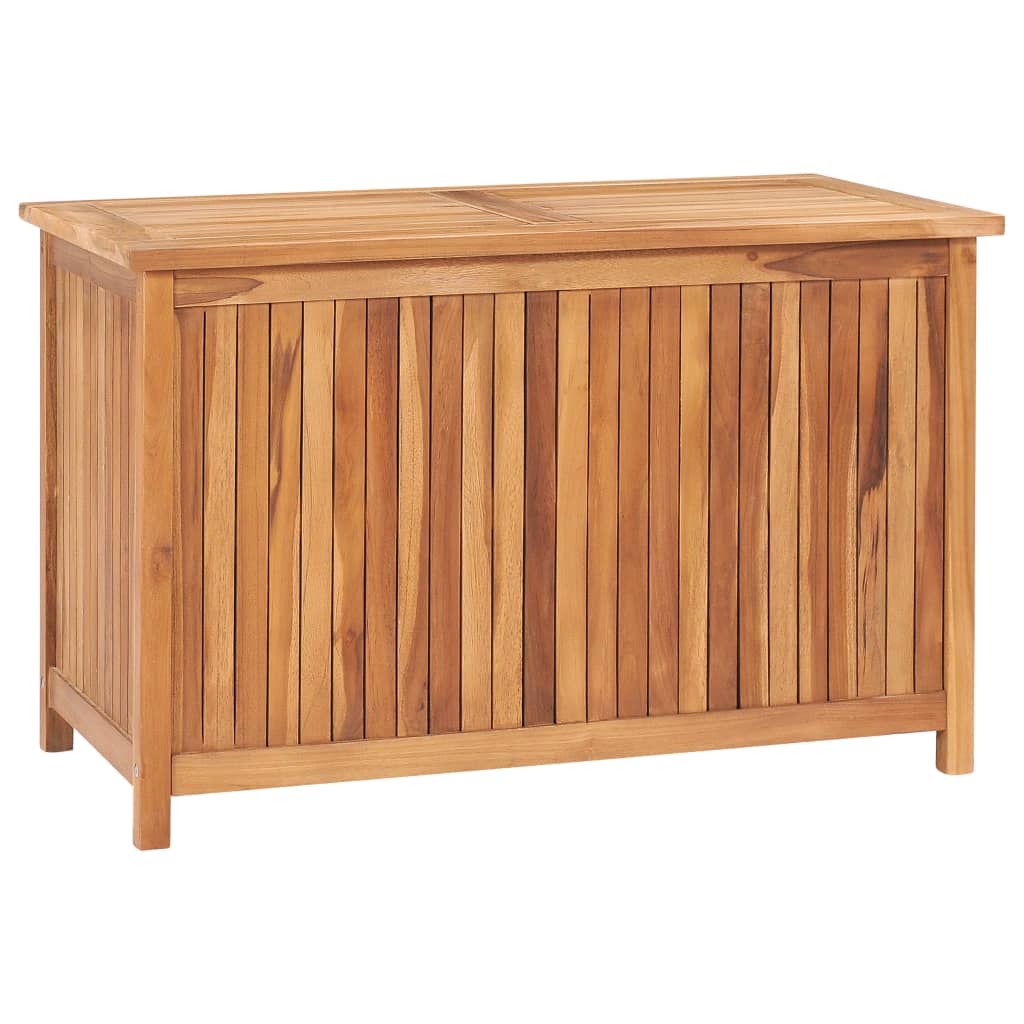 Baule da Giardino 90x50x58 cm in Legno Massello di Teak - homemem39