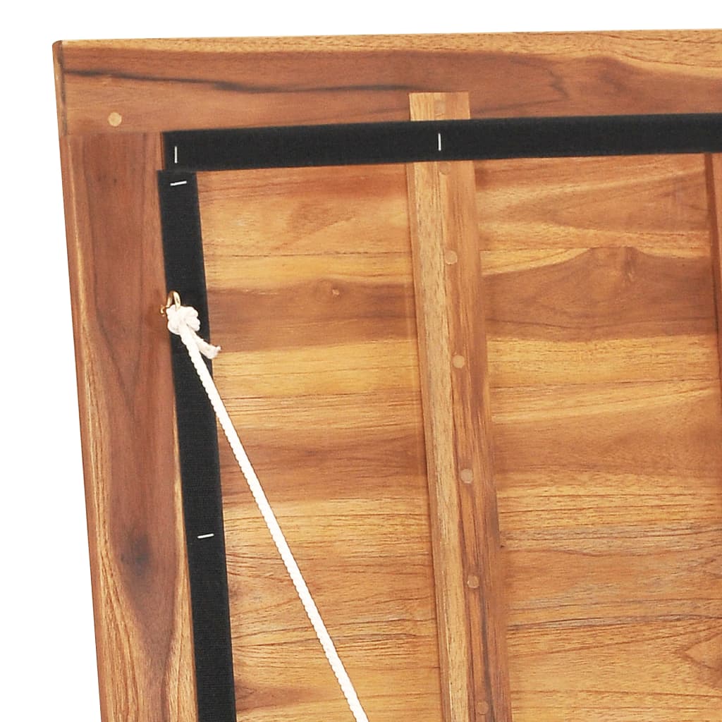 Baule da Giardino 90x50x58 cm in Legno Massello di Teak - homemem39