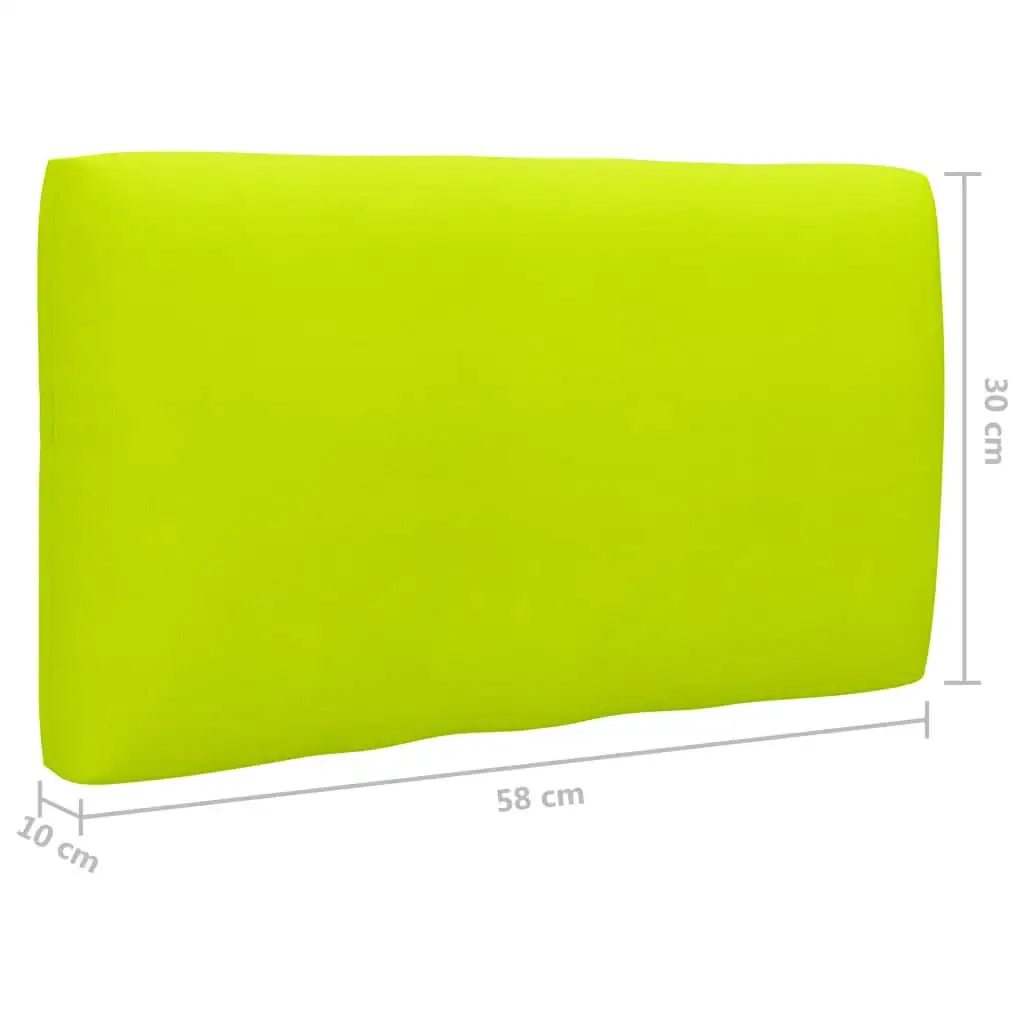 Set di Divani su Pallet 4 pz e Cuscini in Pino Impregnato Verde - homemem39