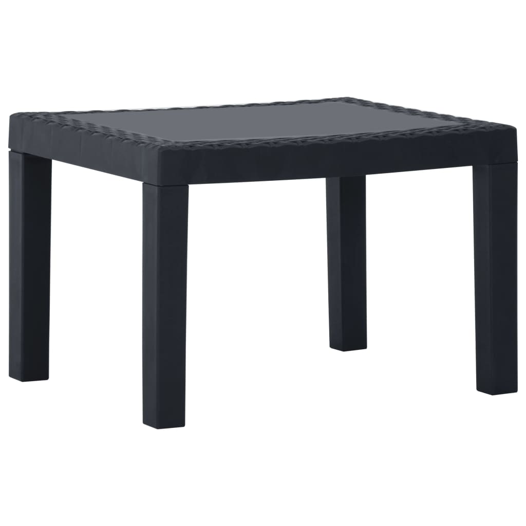 Set Divani da Giardino con Cuscini 3 pz in Plastica Grigio - homemem39