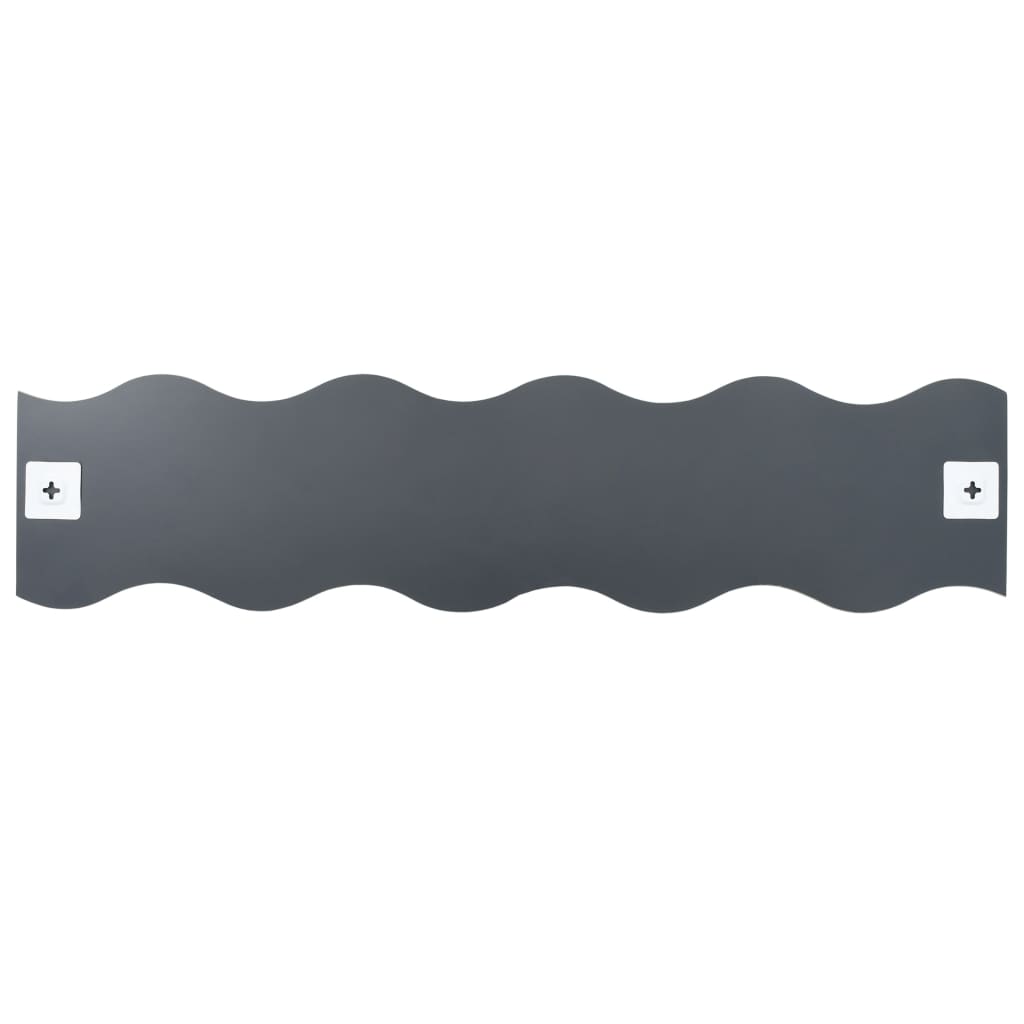 Specchi da Parete 4 pz 110x23 cm Vetro a Onda - homemem39