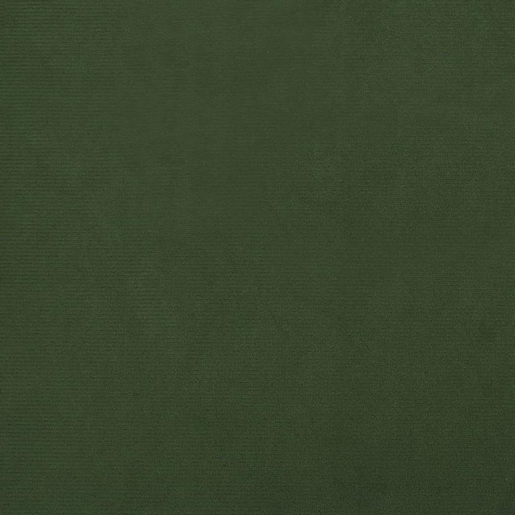 Sedia da Pranzo Girevole Verde Scuro in Velluto - homemem39