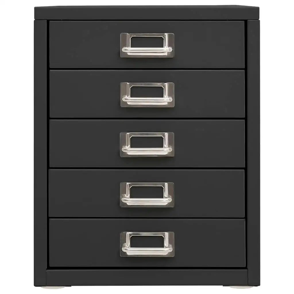Armadio per Ufficio Antracite 28x35x35 cm in Metallo - homemem39