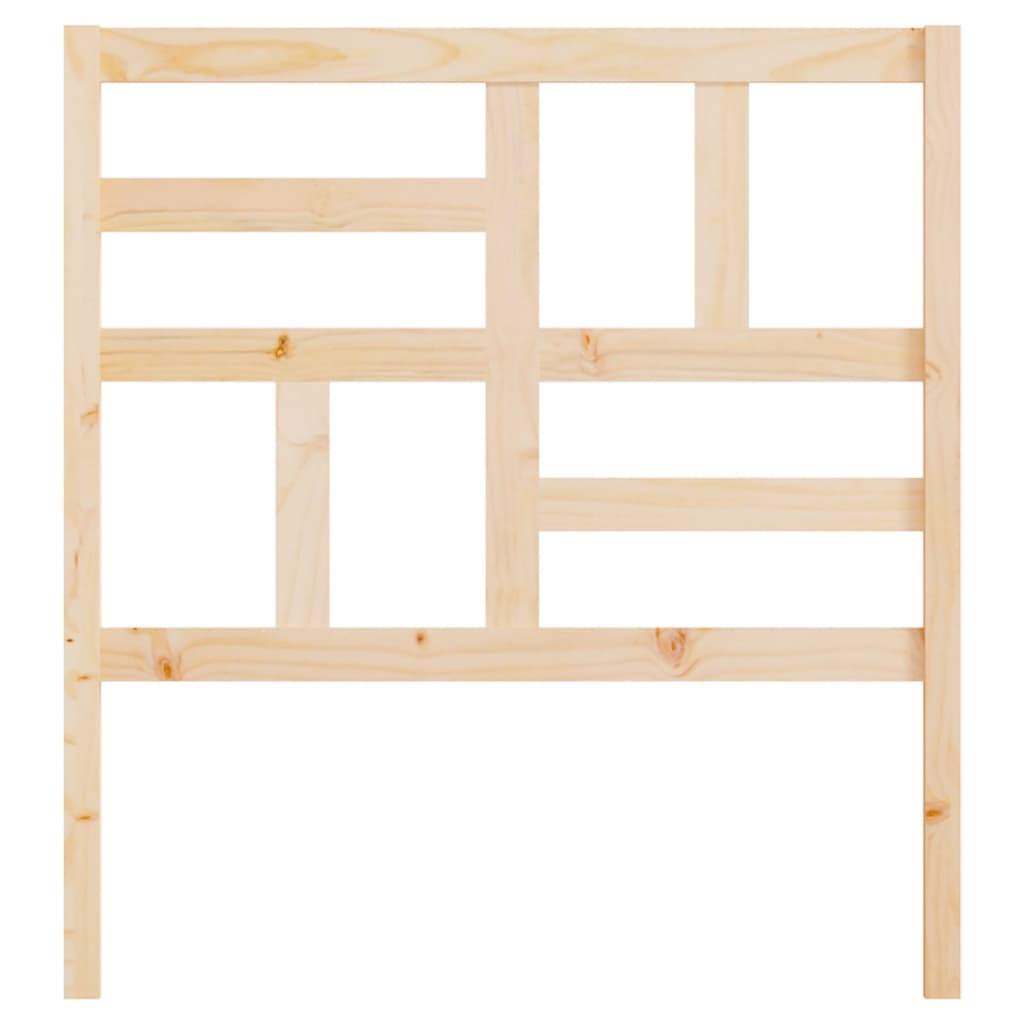 Testiera per Letto 106x4x104 cm in Legno Massello di Pino - homemem39