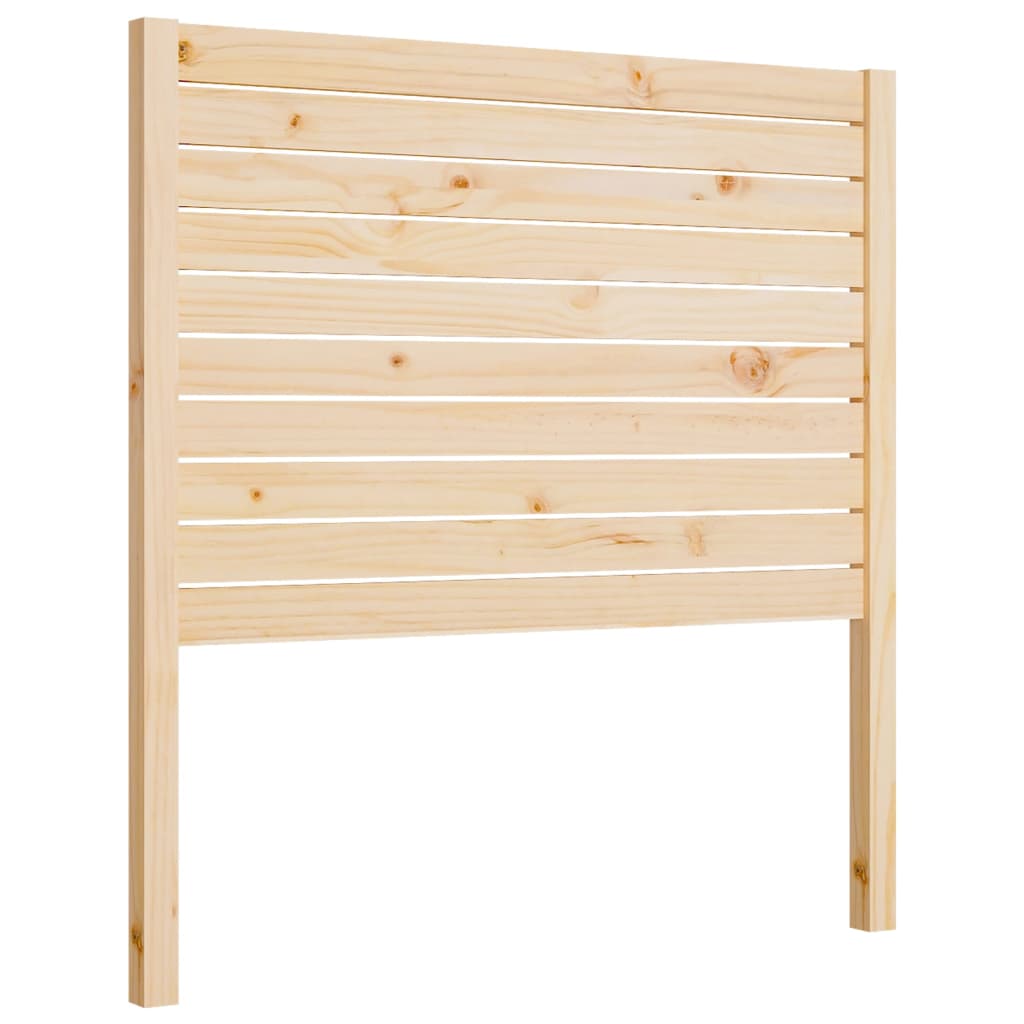 Testiera per Letto 106x4x100 cm in Legno Massello di Pino - homemem39