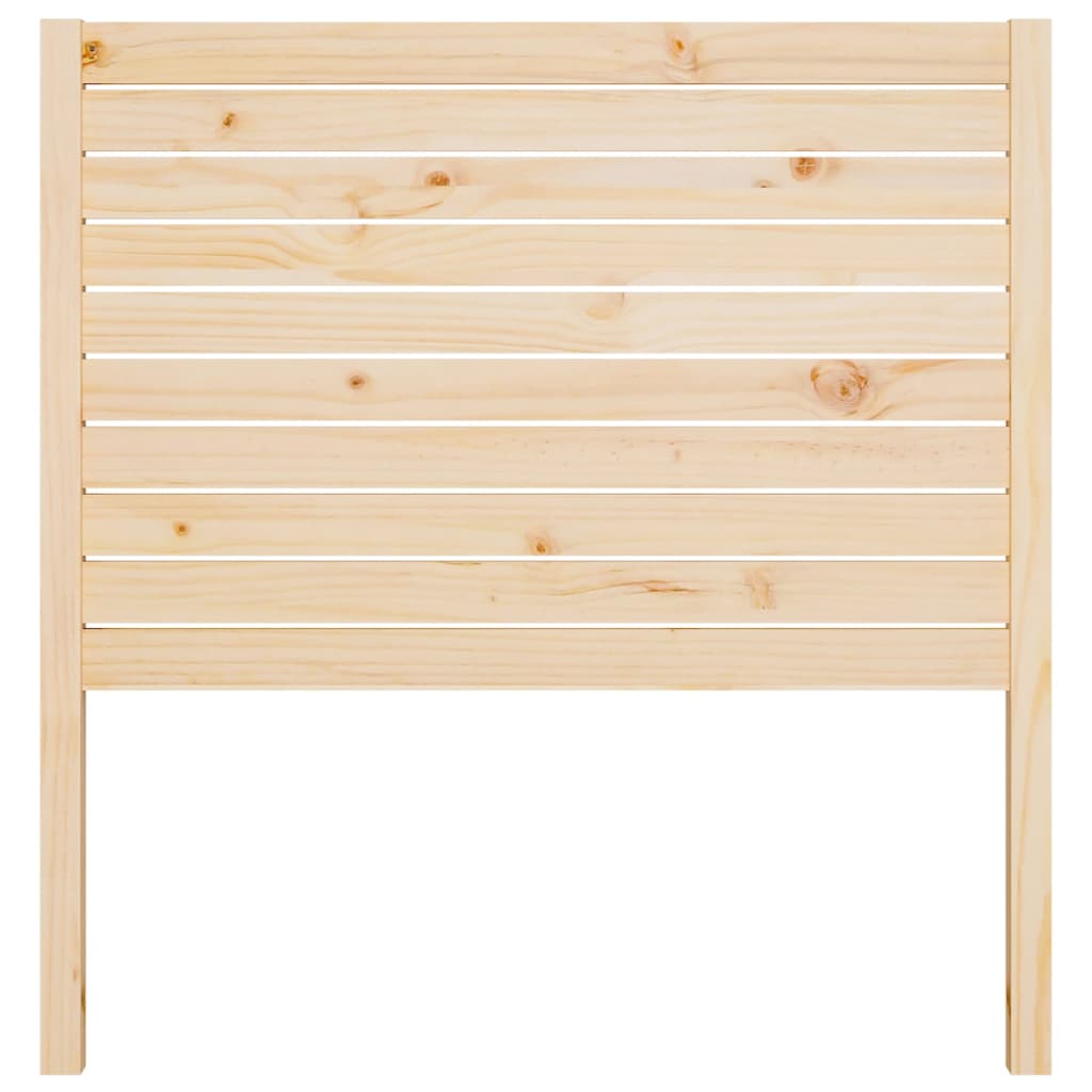 Testiera per Letto 106x4x100 cm in Legno Massello di Pino - homemem39
