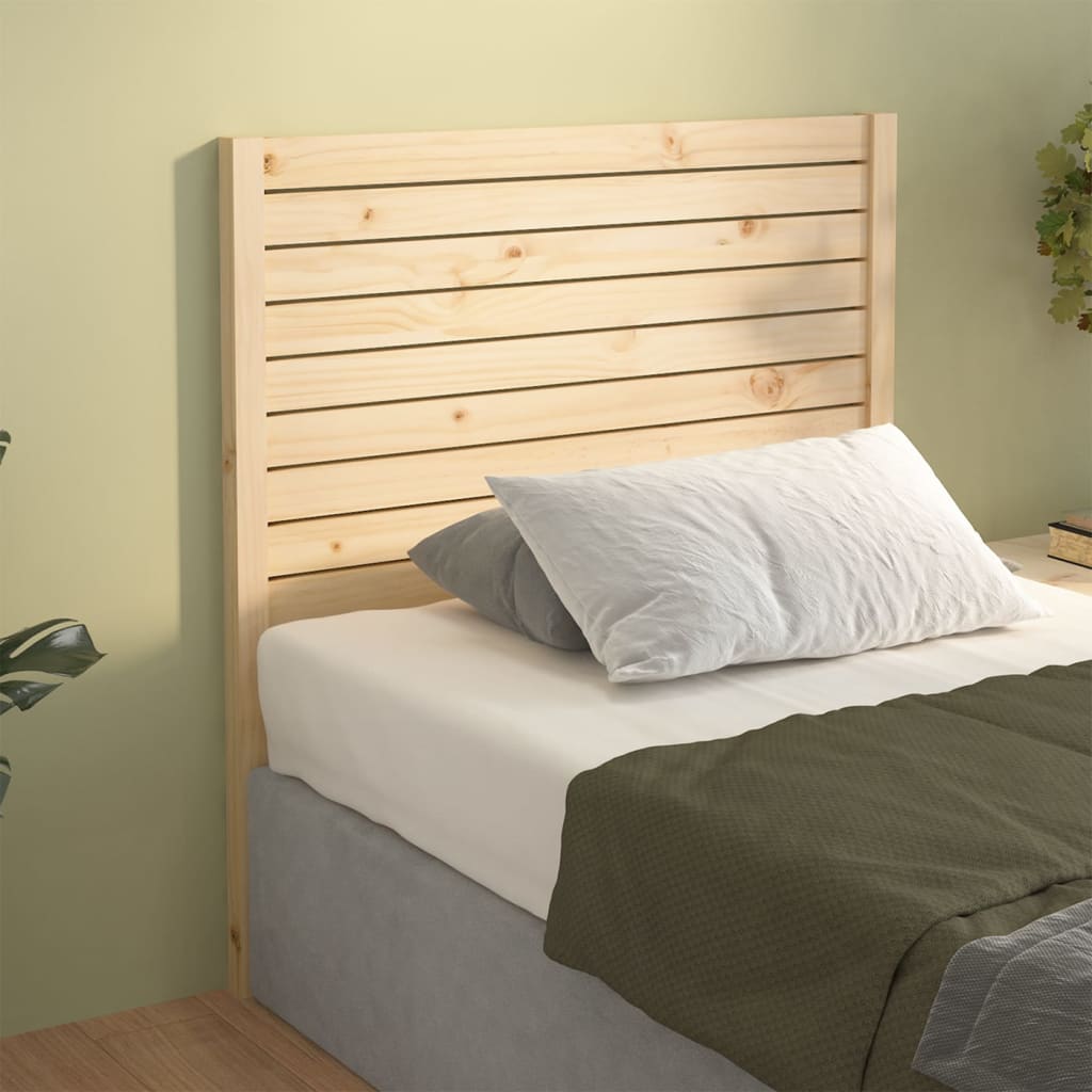 Testiera per Letto 106x4x100 cm in Legno Massello di Pino - homemem39