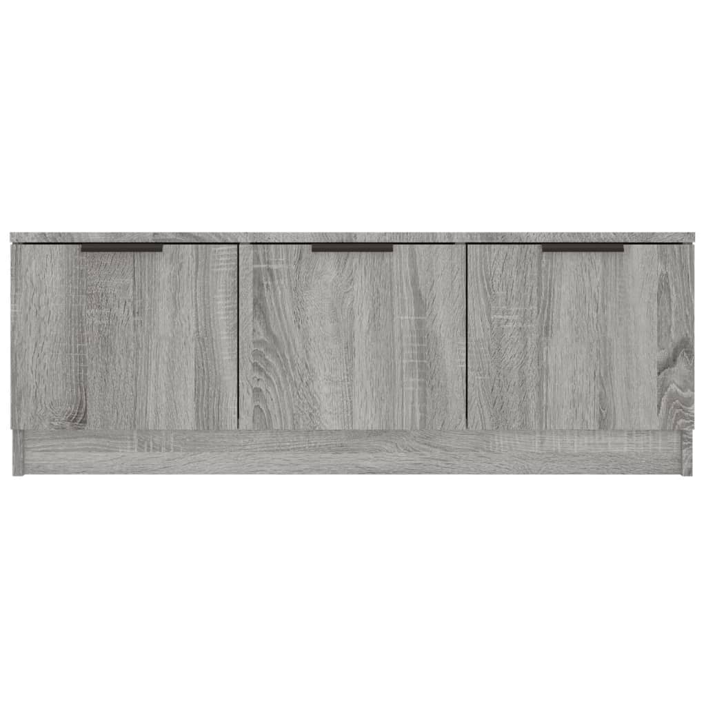 Mobile TV Grigio Sonoma 102x35x36,5 cm in Legno Multistrato - homemem39