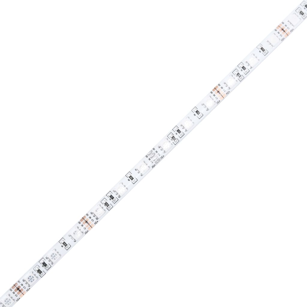 Scrivania con Luci LED Grigio Sonoma 97x45x90 cm in Multistrato - homemem39