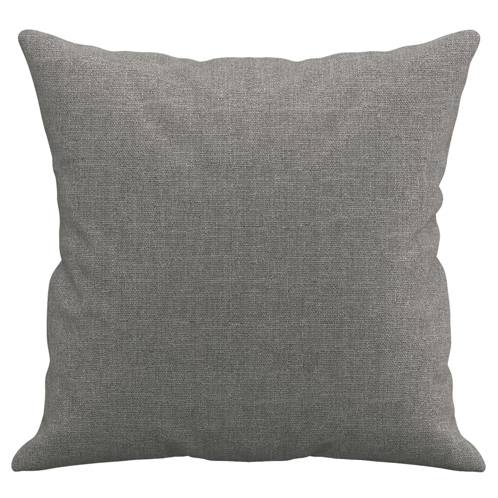 Cuscini Decorativi 2 pz Grigio Scuro 40x40 cm in Tessuto - homemem39