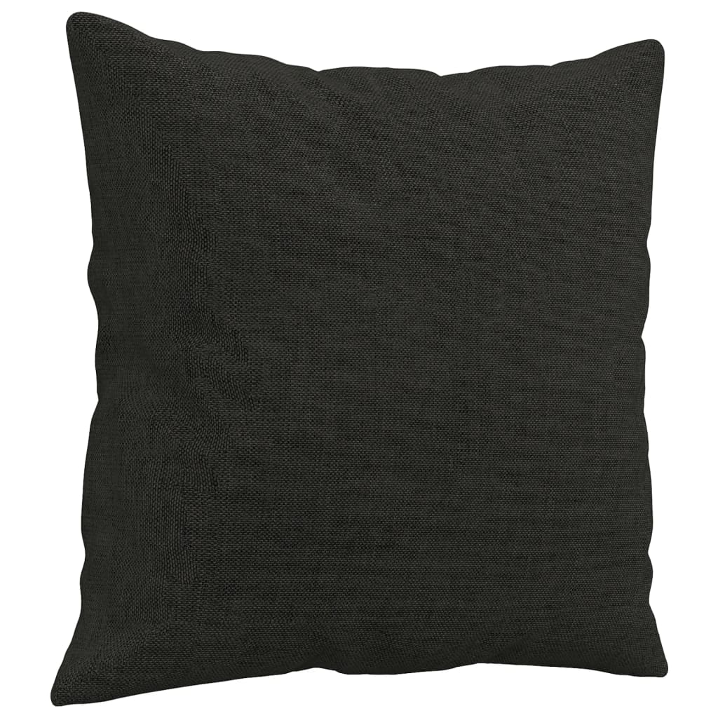Cuscini Decorativi 2 pz Nero 40x40 cm in Tessuto - homemem39